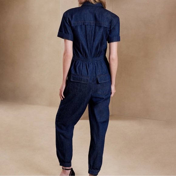 BRAND NEW BANANA REPUBLIC FACTORY Denim Jumpsuit Size S - Picture 2 of 4